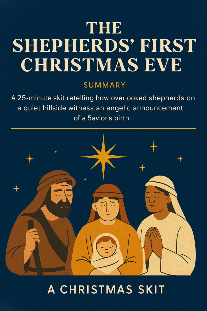 The Shepherds’ First Christmas Eve — Christmas church skit cover image