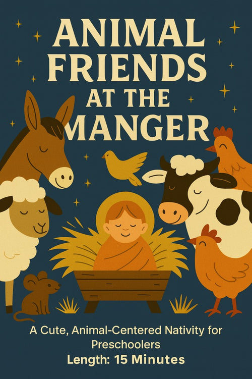 Animal Friends at the Manger — Christmas church skit cover image