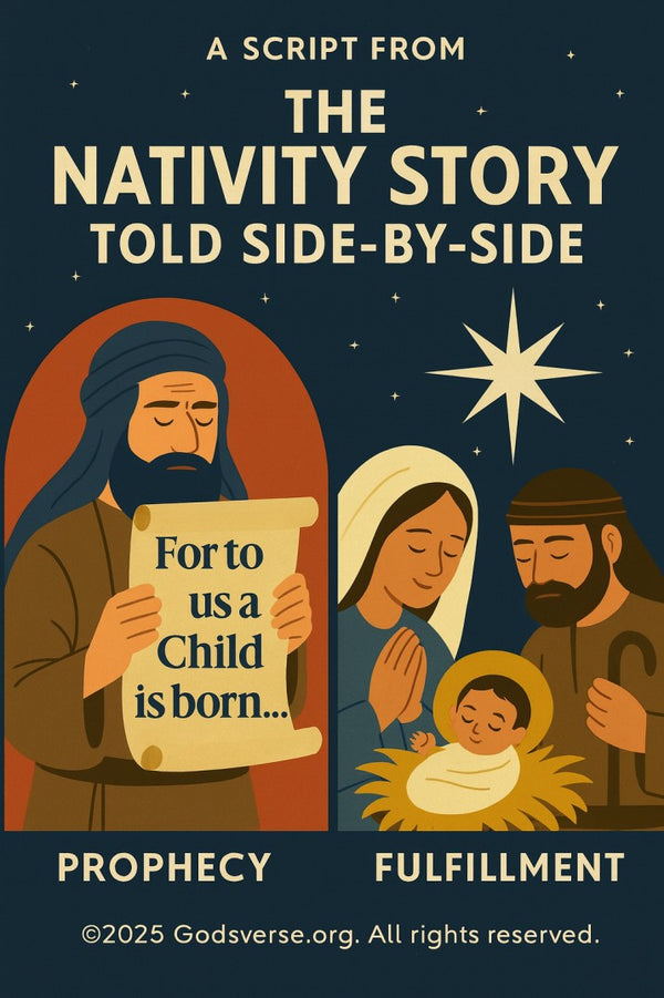 The Nativity Story Told Side-by-Side — Christmas church skit cover image