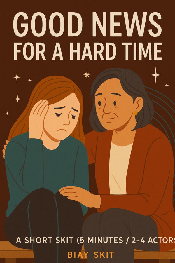 Good News for a Hard Time — Christmas church skit cover image