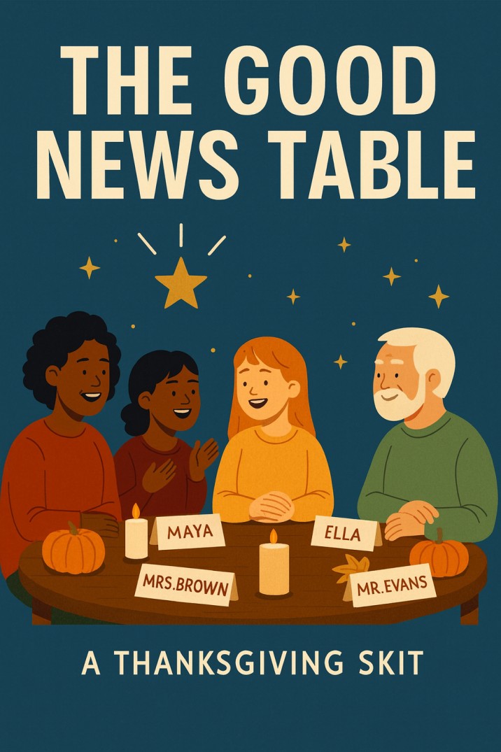 The Good News Table — Christmas church skit cover image