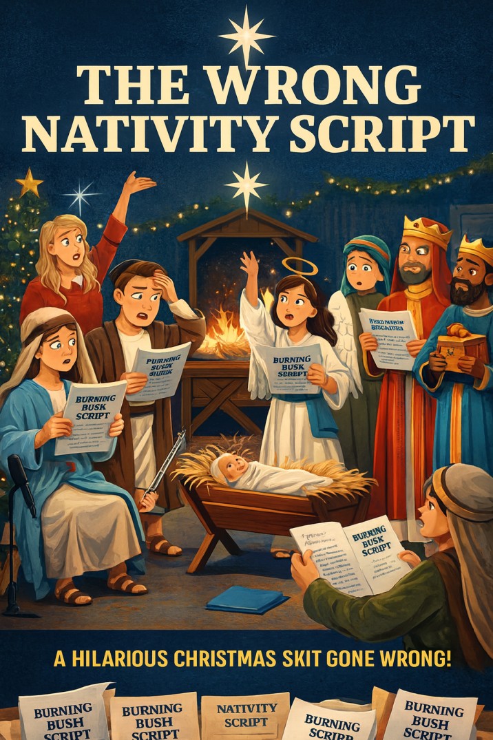 The Wrong Nativity Script — Christmas church skit cover image