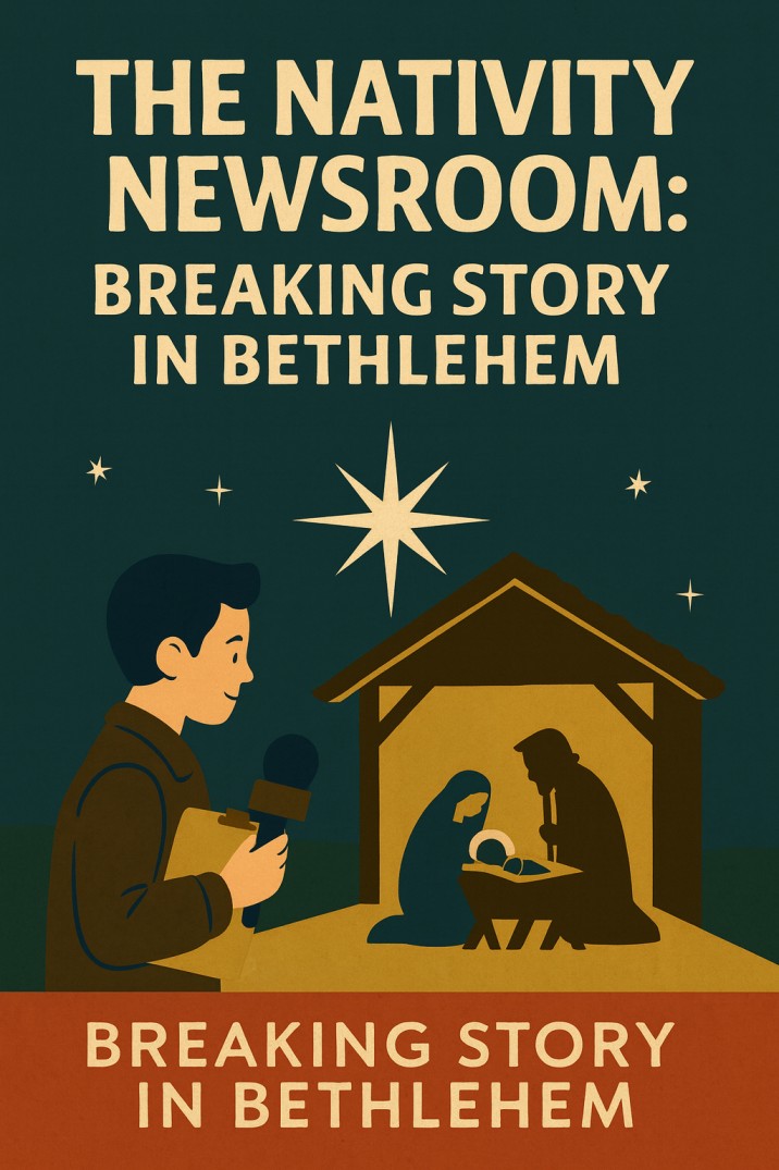 The Nativity Newsroom: Breaking Story in Bethlehem — Christmas church skit cover image
