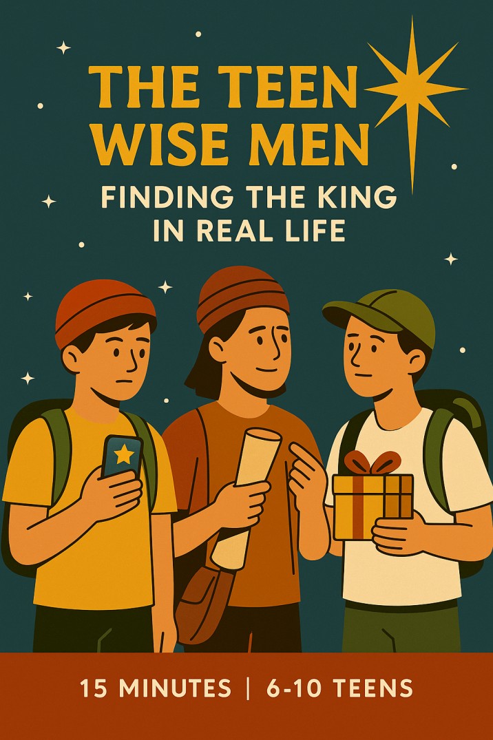 The Teen Wise Men: Finding the King in Real Life — Christmas church skit cover image