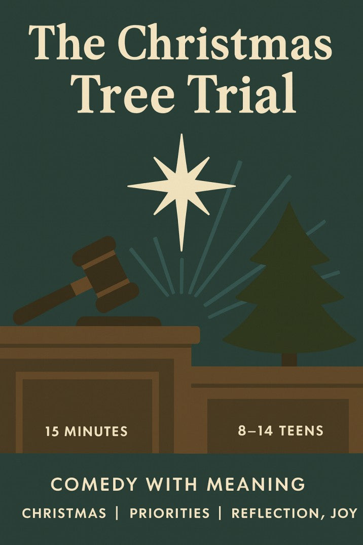 The Christmas Tree Trial — Christmas church skit cover image