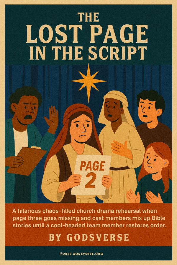 The Lost Page in the Script — Christmas church skit cover image