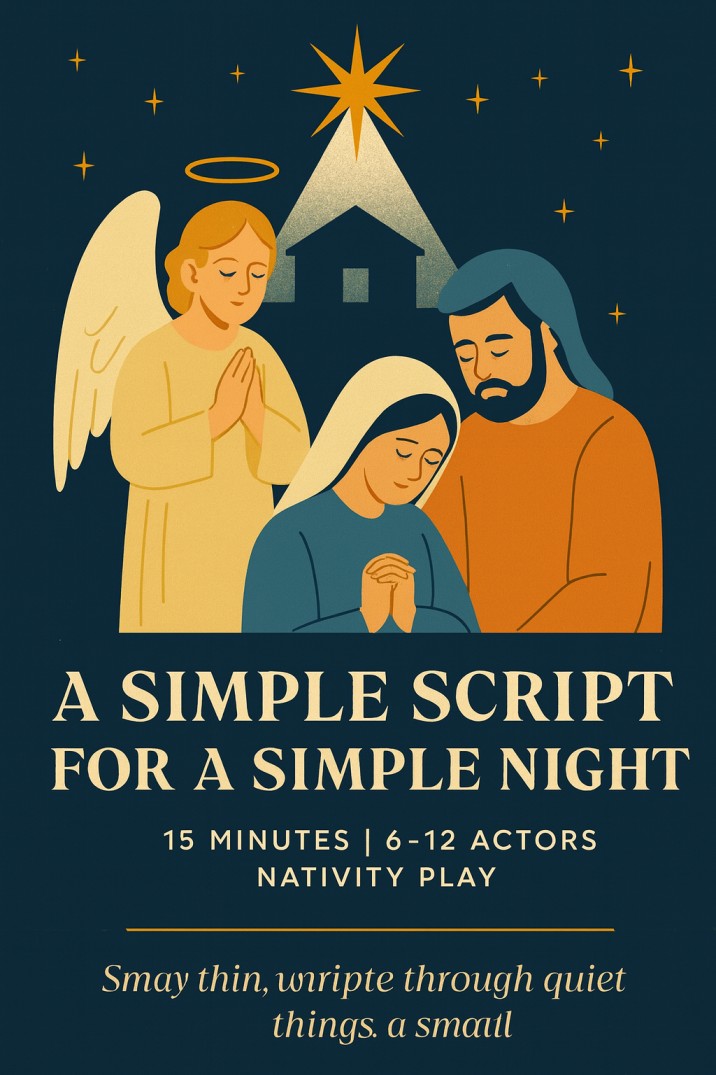 A Simple Script for a Simple Night — Christmas church skit cover image