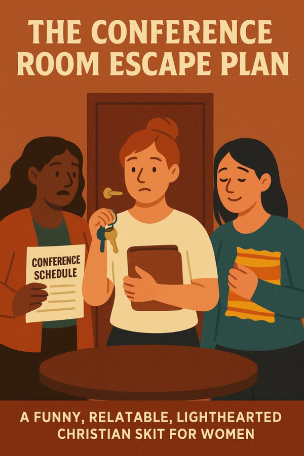 The Conference Room Escape Plan — Christmas church skit cover image