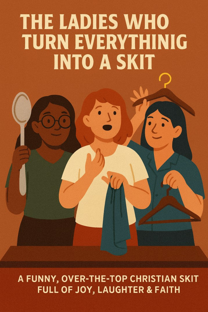 The Ladies Who Turn Everything Into a Skit — Christmas church skit cover image