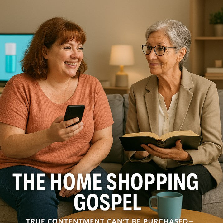 The Home Shopping Gospel: a 2 Person Church Skit — church skit script cover image