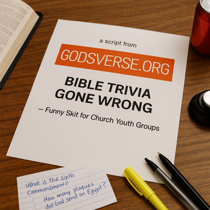 Bible Trivia Gone Wrong: a Funny Skit for Church Youth Groups