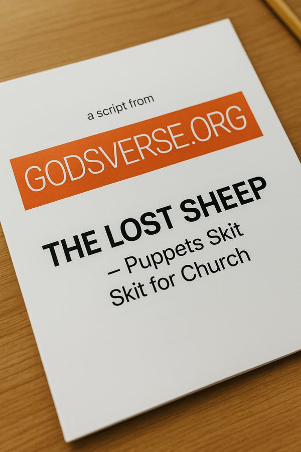 The Lost Sheep – Puppets Skit for Church — puppet skit cover image