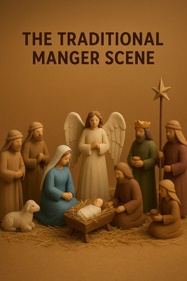 The Traditional Manger Scene — Christmas church skit cover image