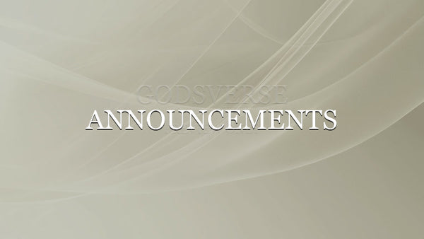 Announcements worship background clean minimalist