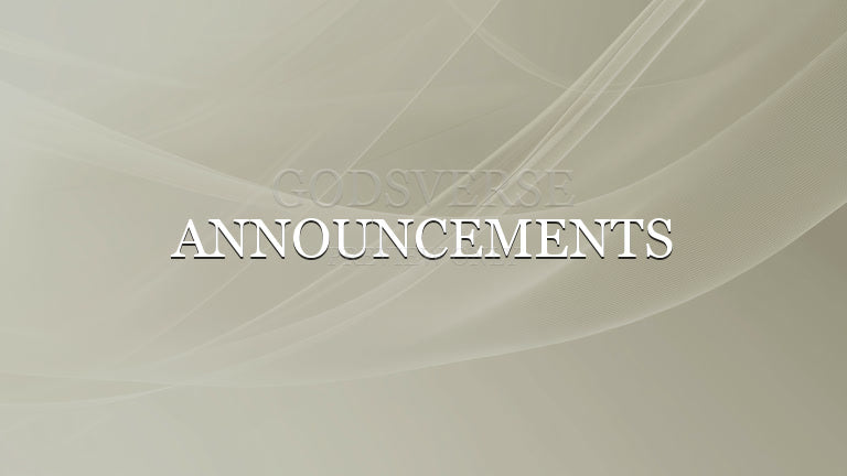 Announcements worship background clean minimalist