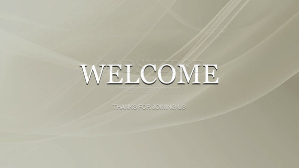 Welcome worship background clean minimalist