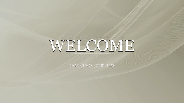 Welcome worship background clean minimalist