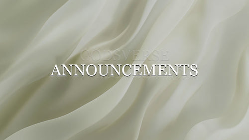 Announcements worship background clean minimalist