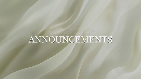Announcements worship background clean minimalist