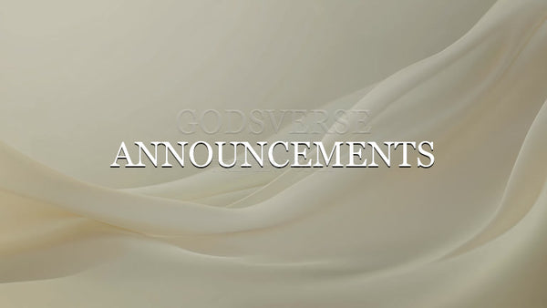 Announcements worship background clean minimalist