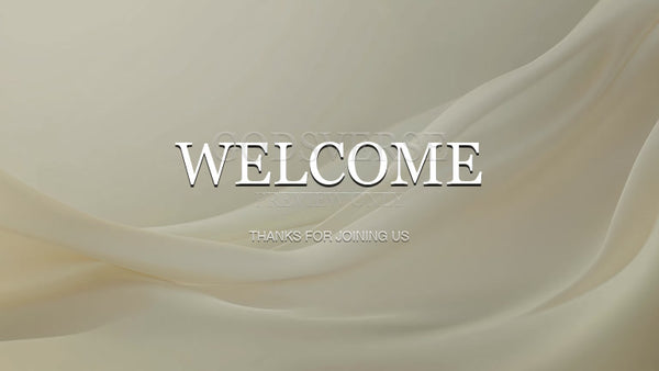 Welcome worship background clean minimalist