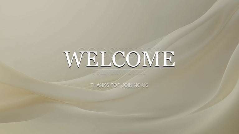 Welcome worship background clean minimalist