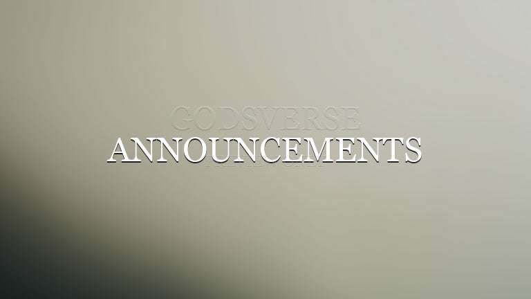 Announcements worship background clean minimalist