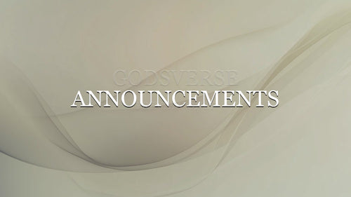 Announcements worship background clean minimalist