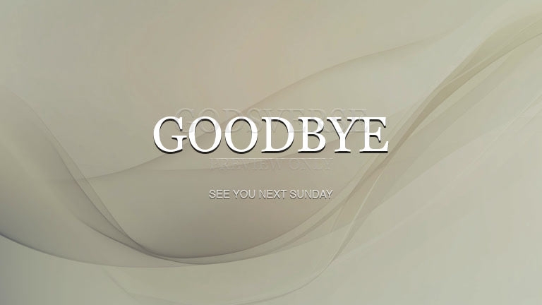 Goodbye worship background clean minimalist