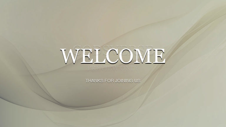 Welcome worship background clean minimalist