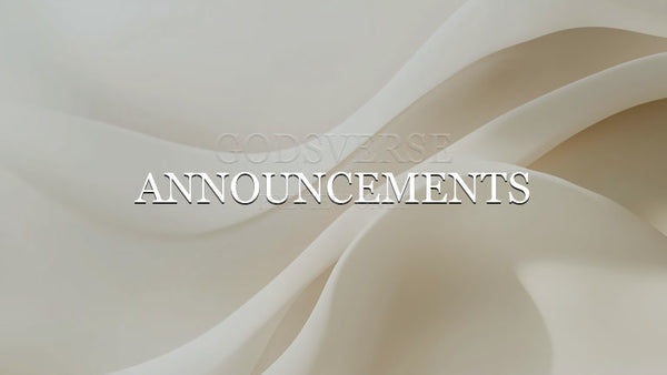Announcements worship background clean minimalist