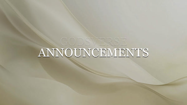 Announcements worship background clean minimalist