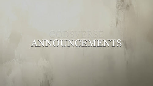 Announcements worship background clean minimalist