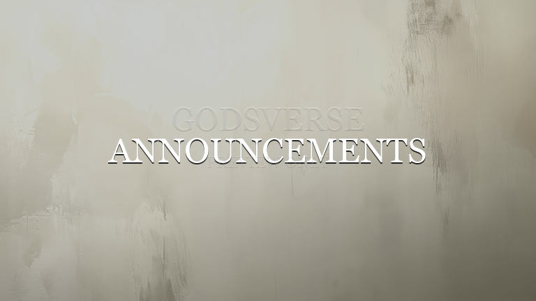 Announcements worship background clean minimalist