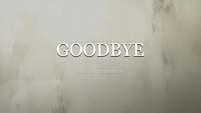 Goodbye worship background clean minimalist