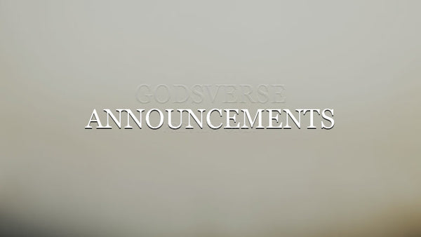 Announcements worship background clean minimalist