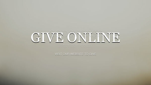 Give Online worship background clean minimalist