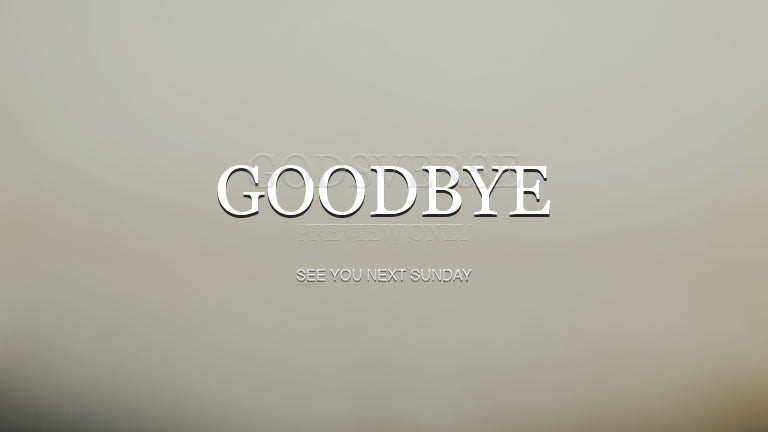 Goodbye worship background clean minimalist