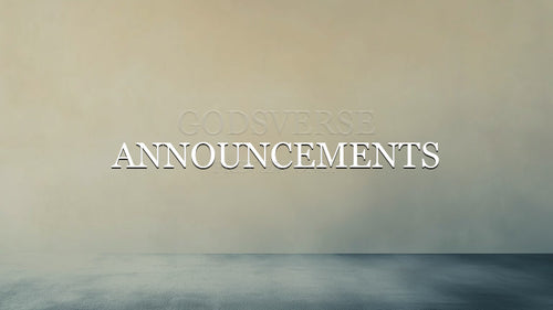 Announcements worship background clean minimalist
