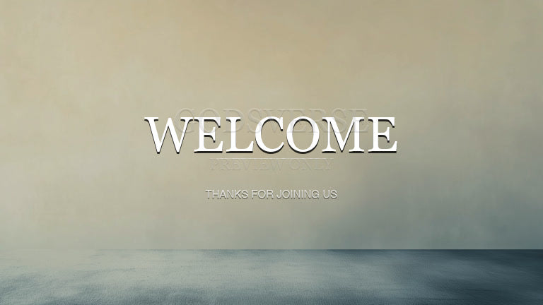 Welcome worship background clean minimalist