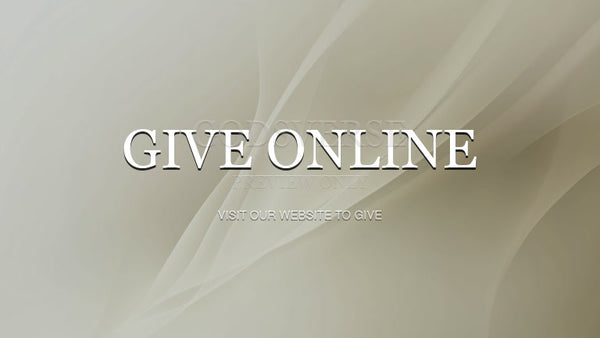 Give Online worship background clean minimalist