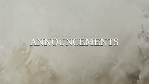 Announcements worship background clean minimalist