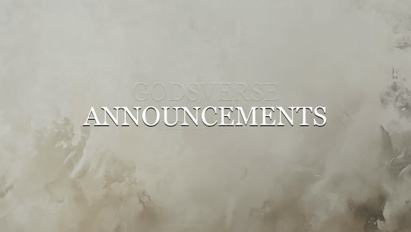 Announcements worship background clean minimalist
