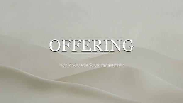 Offering worship background clean minimalist