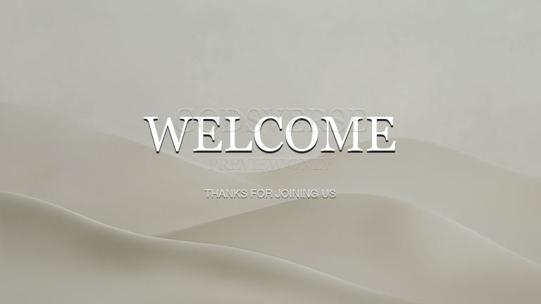 Welcome worship background clean minimalist
