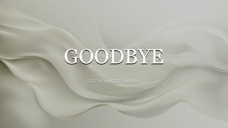 Goodbye worship background clean minimalist