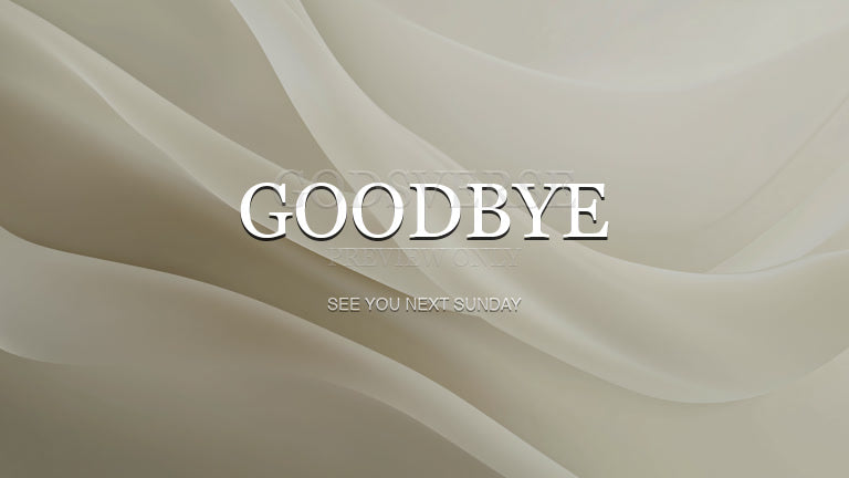 Goodbye worship background clean minimalist