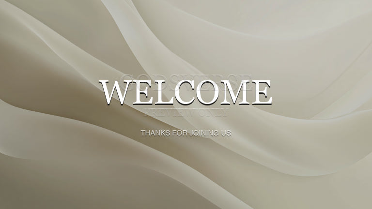 Welcome worship background clean minimalist