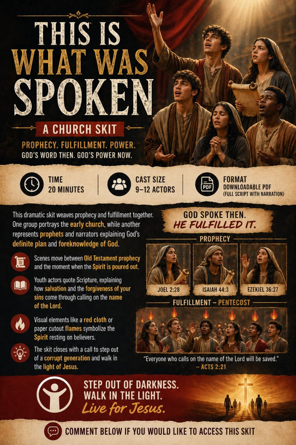 This Is What Was Spoken — Pentecost Skit for Youth (20 min)