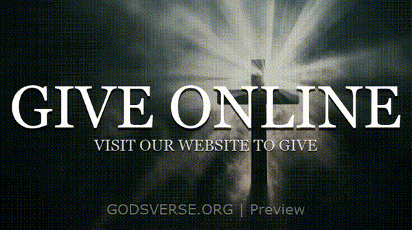 Give Online motion background cross light